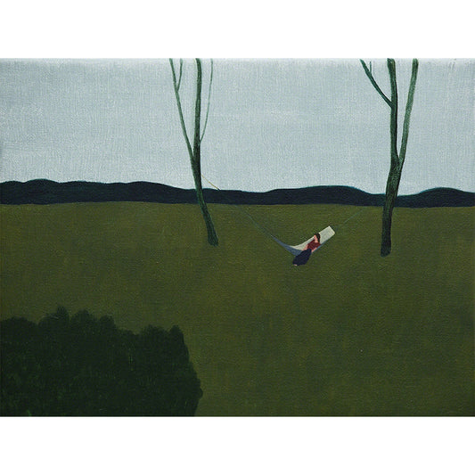 Modern Aesthetics Steppe Scene Mural Wallpaper Green Nature Landscape Wall Covering Clearhalo 'Wall Decor' 'Wall Mural' 1619014