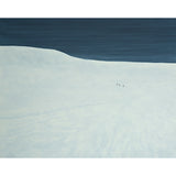 Modern Aesthetics Girls Mural Wallpaper Snowfield and Figures White Wall Covering Clearhalo 'Wall Decor' 'Wall Mural' 1619019