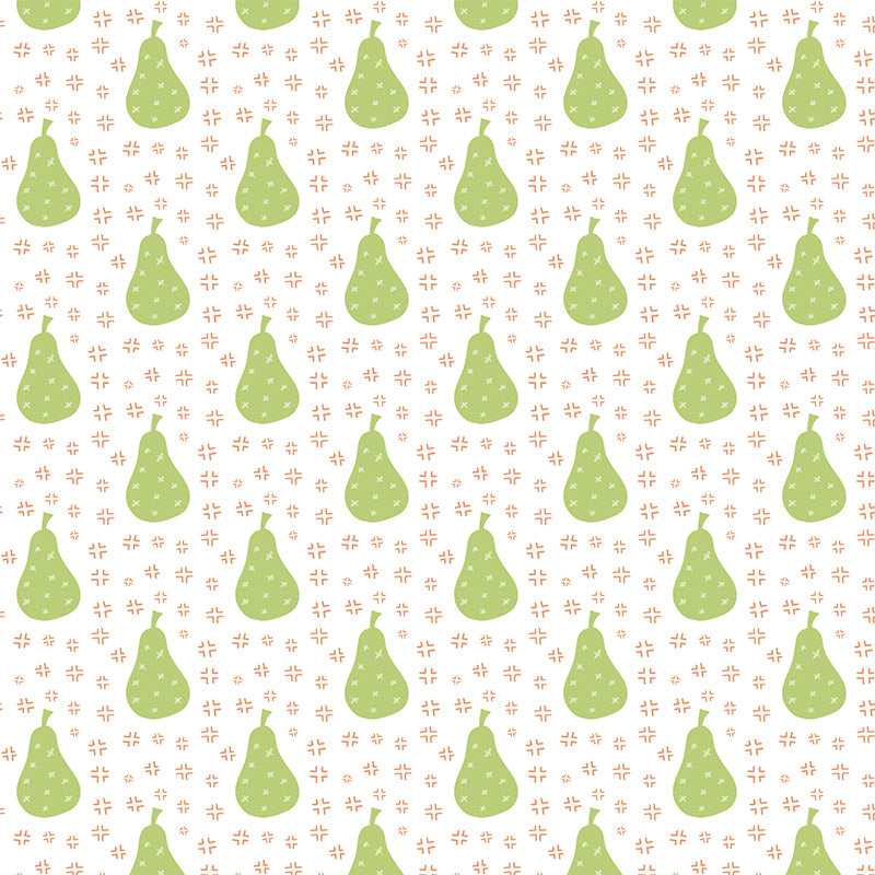 Extra Large Pears Mural Wallpaper Decorative Contemporary Living Room Wall Covering Clearhalo 'Wall Decor' 'Wall Mural' 1619144