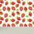 Large Ripe Strawberries Mural Wallpaper Modern Fresh Fruits Wall Covering in Red Red Clearhalo 'Wall Decor' 'Wall Mural' 1619146