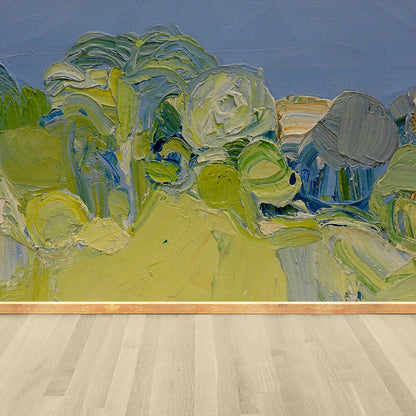 Nature Scene Painting Mural Decal Green Contemporary Art Wall Covering for Living Room Green Clearhalo 'Wall Decor' 'Wall Mural' 1619171