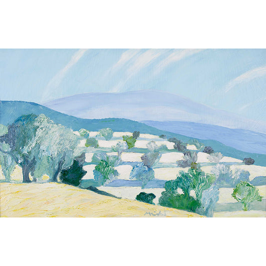 Contemporary Art Meadow Mural Non-Woven Texture Stain-Proof Blue Wall Decor for Boys Room Clearhalo 'Wall Decor' 'Wall Mural' 1619199