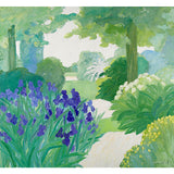 Green Flowering Shrubs Mural Decal Stain-Proofing Wall Covering for Girls Bedroom Clearhalo 'Wall Decor' 'Wall Mural' 1619214