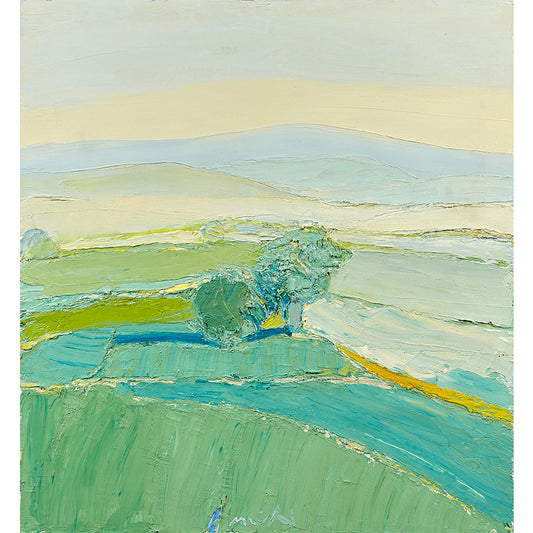 Green Vast Meadow Mural Wallpaper Nature Modern Aesthetics Stainproof Wall Covering Clearhalo 'Wall Decor' 'Wall Mural' 1619224