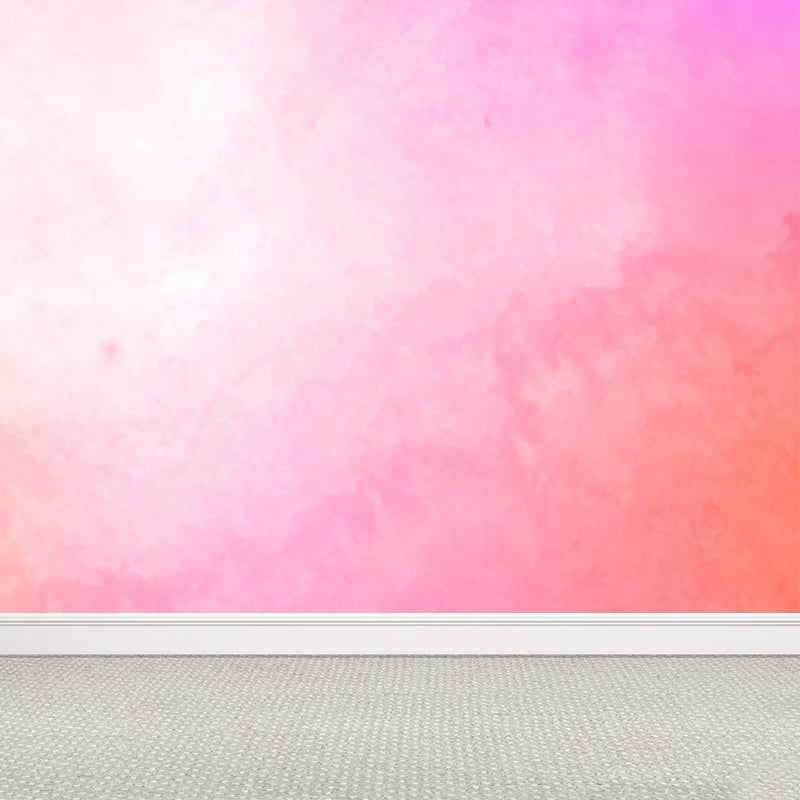 Contemporary Tie Dye Mural Decal Light Color Waterproofing Wall Covering for Bedroom Clearhalo 'Wall Decor' 'Wall Mural' 1619452