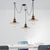 3/5-Light Multi Pendant with Radial Wave Shade Ribbed Glass Vintage Dining Room Hanging Light Fixture 3 Brass Clearhalo 'Art Deco Pendants' 'Cast Iron' 'Ceiling Lights' 'Ceramic' 'Crystal' 'Industrial Pendants' 'Industrial' 'Metal' 'Middle Century Pendants' 'Pendant Lights' 'Pendants' 'Tiffany' Lighting' 162180