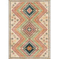 Southwestern Living Room Rug in Yellow Diamond Print Rug Polyester Stain-Resistant Non-Slip Area Rug Clearhalo 'Area Rug' 'Rugs' 'Southwestern' Rug' 1624001
