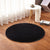 Modern Solid Color Rug Green and Black Sherpa Rug Machine Washable Non-Slip Area Rug for Bedroom Black Clearhalo 'Area Rug' 'Casual' 'Rugs' Rug' 1624151