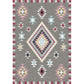 Americana Southwestern Rug in Grey Geometry Diamond Pattern Rug Polyester Washable Carpet for Home Decoration Clearhalo 'Area Rug' 'Rugs' 'Southwestern' Rug' 1624562