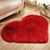 Red and Pink Modern Rug Shag Solid Color Rug Washable Carpet for Living Room Red Clearhalo 'Area Rug' 'Casual' 'Rugs' Rug' 1624914