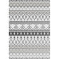 Grey Bedroom Rug Southwestern Geometric Diamond Pattern Area Rug Polyester Stain-Resistant Pet Friendly Carpet Clearhalo 'Area Rug' 'Rugs' 'Southwestern' Rug' 1624936