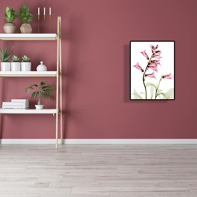 Flowers Painting Canvas Wall Art Farmhouse Textured Wall Decor for Girls Bedroom Clearhalo 'Art Gallery' 'Canvas Art' 'Country Art Gallery' 'French Country' 'Rustic' Arts' 1625907