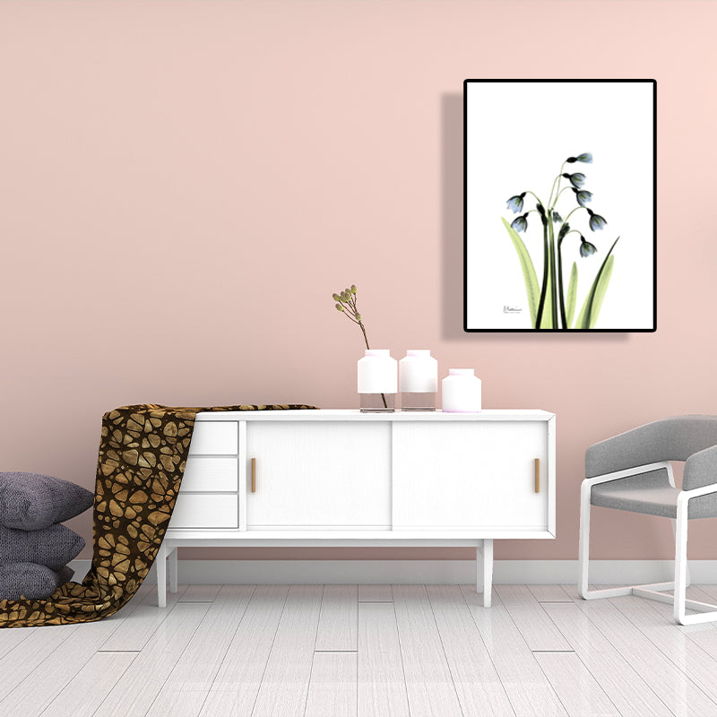 Flowers Painting Canvas Wall Art Farmhouse Textured Wall Decor for Girls Bedroom Clearhalo 'Art Gallery' 'Canvas Art' 'Country Art Gallery' 'French Country' 'Rustic' Arts' 1625927