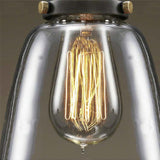 Bucket Shade Clear Glass Multi Pendant Vintage 3/4/5-Light Dining Table Hanging Light Fixture in Aged Brass, Linear Canopy Clearhalo 'Ceiling Lights' 'Glass shade' 'Glass' 'Industrial Pendants' 'Industrial' 'Middle Century Pendants' 'Pendant Lights' 'Pendants' 'Tiffany' Lighting' 16259