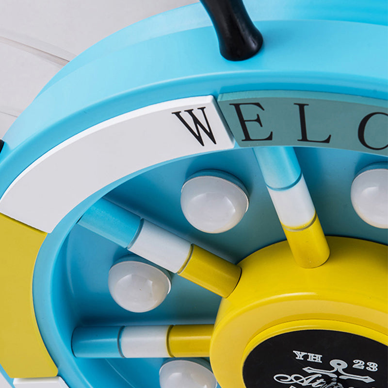 35.5"W 4 Blade LED Ceiling Fan Light Invisible Blade Rudder Kid Room Ceiling Fan Clearhalo 'Ceiling Fans with Lights' 'Ceiling Fans' 'Kids Ceiling Fans' 'Kids' Lighting' 1626724