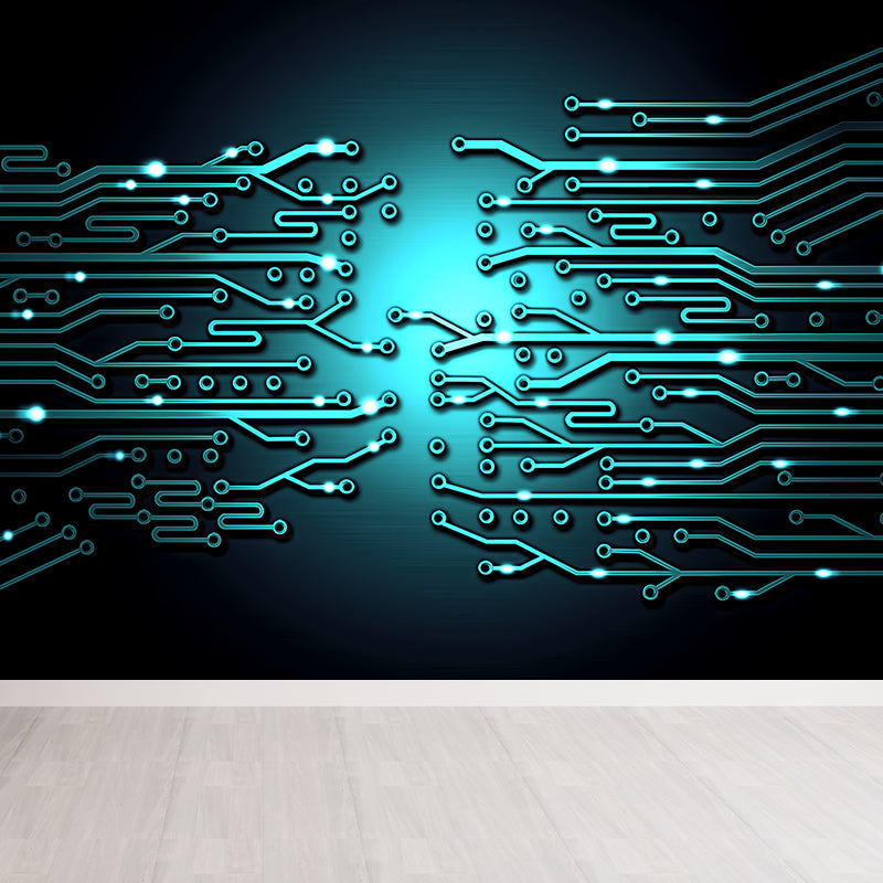 Dark Color Abstract Mural Wallpaper for Decoration Modern Living Room Wall Covering Clearhalo 'Wall Decor' 'Wall Mural' 1627064