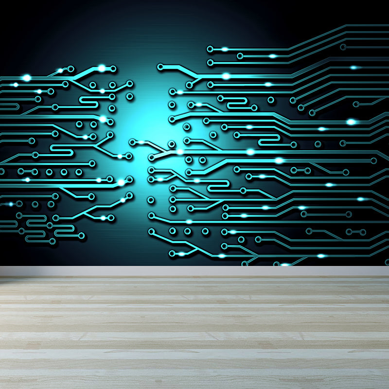 Dark Color Abstract Mural Wallpaper for Decoration Modern Living Room Wall Covering Clearhalo 'Wall Decor' 'Wall Mural' 1627065