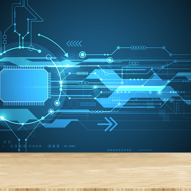 Dark Color Abstract Mural Wallpaper for Decoration Modern Living Room Wall Covering Clearhalo 'Wall Decor' 'Wall Mural' 1627069