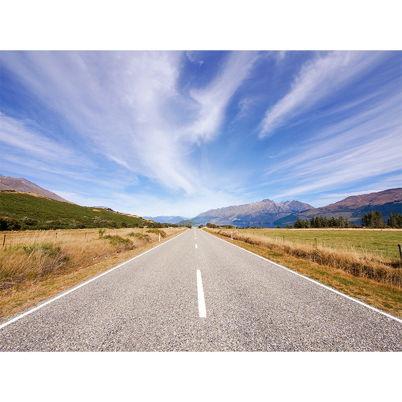 Contemporary Road Mural Decal Light Color Waterproofing Wall Covering for Living Room Clearhalo 'Wall Decor' 'Wall Mural' 1627201