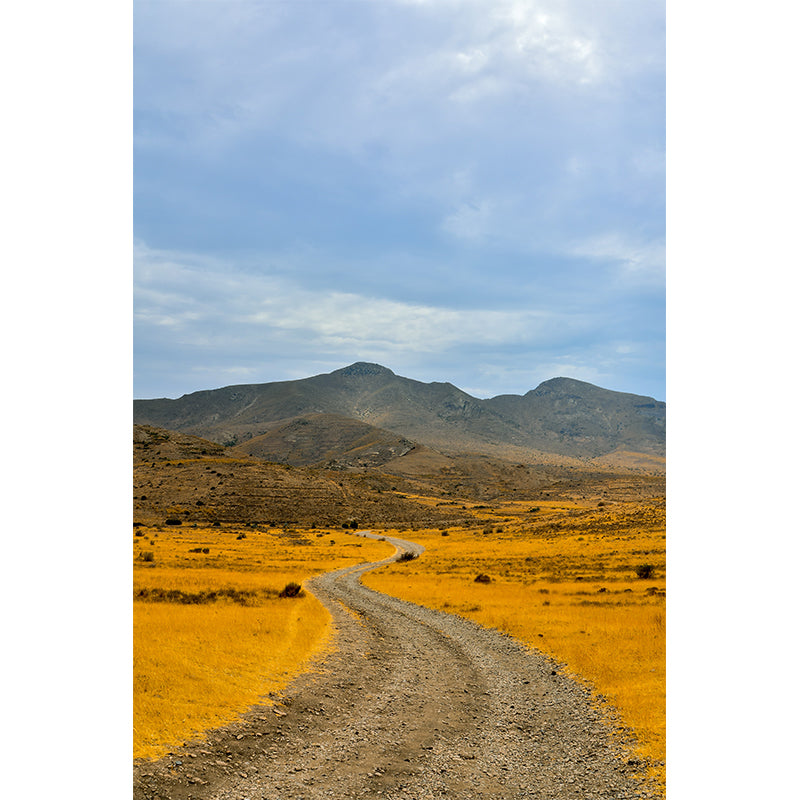 Giant Contemporary Wall Mural in Light Color Road and Sky Wall Decor, Custom Printed Clearhalo 'Wall Decor' 'Wall Mural' 1627236