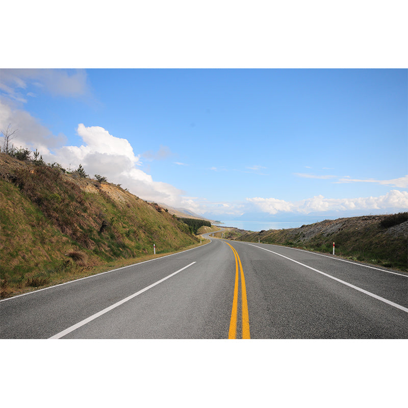 Stain-Proof Highway Wall Mural Non-Woven Texture Modern Wall Decor for Girls Room Clearhalo 'Wall Decor' 'Wall Mural' 1627346