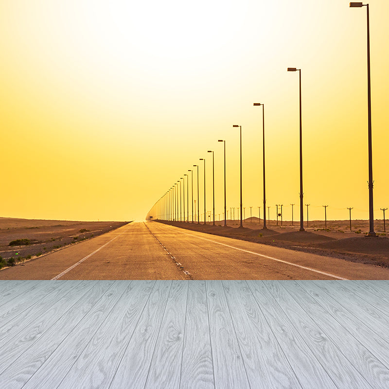 Highway Mural Wallpaper Light Color Contemporary Wall Covering for Girls Bedroom Clearhalo 'Wall Decor' 'Wall Mural' 1627359