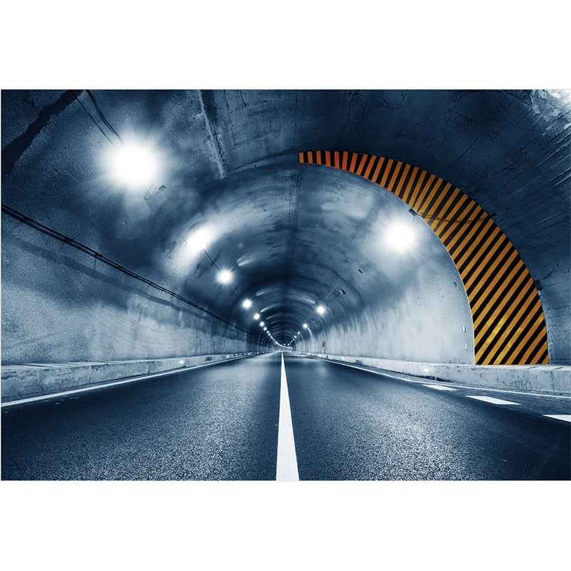 Highway Mural Wallpaper Light Color Contemporary Wall Covering for Girls Bedroom Clearhalo 'Wall Decor' 'Wall Mural' 1627366