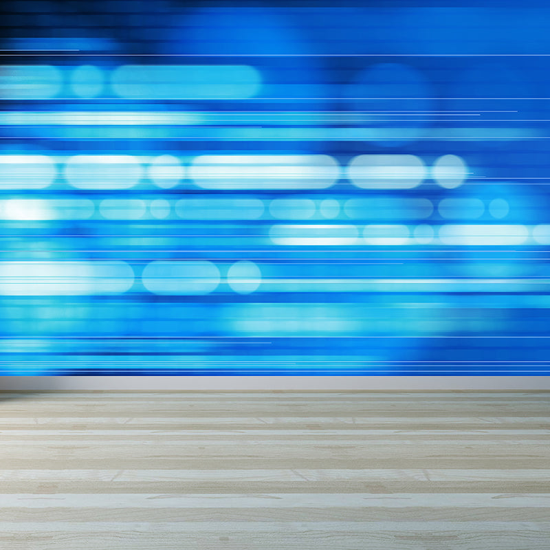 Modern Abstract Mural Decal Dark Color Water Resistant Wall Covering for Bathroom Blue Clearhalo 'Wall Decor' 'Wall Mural' 1627453