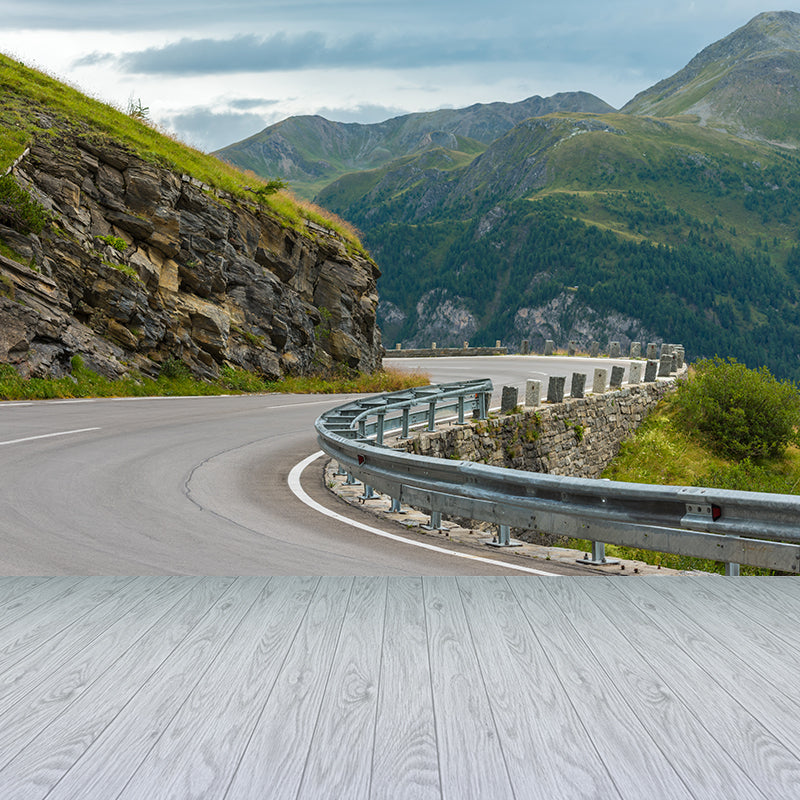 Extra Large Road Mural Pastel Color Non-Woven Wall Art for Home Decor, Personalised Clearhalo 'Wall Decor' 'Wall Mural' 1627610