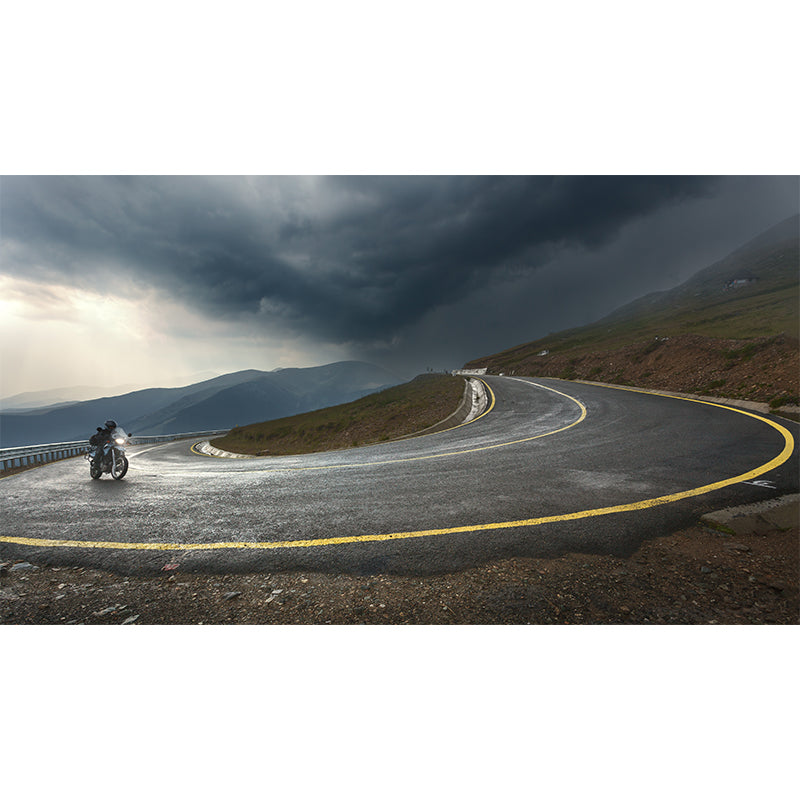 Various Highway View Mural Wallpaper Contemporary Non-Woven Material Wall Covering Clearhalo 'Wall Decor' 'Wall Mural' 1627701