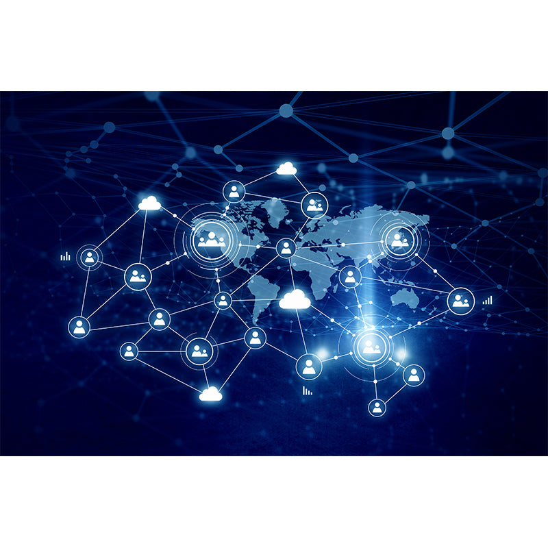 Extra Large Abstract Mural Dark Color Non-Woven Wall Art for Home Decor, Personalised Clearhalo 'Wall Decor' 'Wall Mural' 1627761