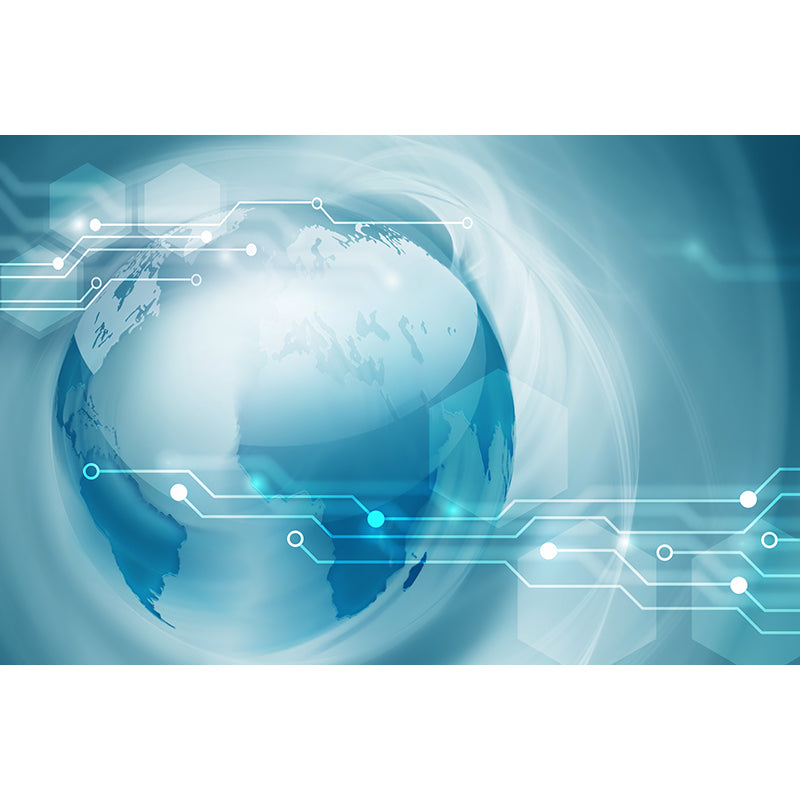 Extra Large Abstract Mural Dark Color Non-Woven Wall Art for Home Decor, Personalised Clearhalo 'Wall Decor' 'Wall Mural' 1627776