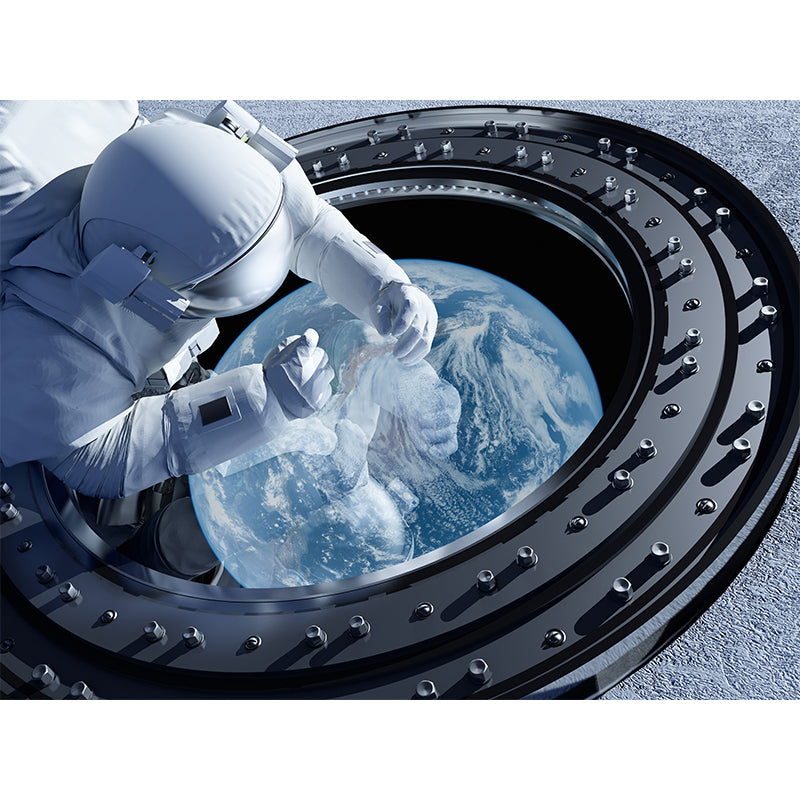 Whole Astronaut Mural Wallpaper for Wall Decor Fictional Boys Bedroom Wall Covering Clearhalo 'Wall Decor' 'Wall Mural' 1627801