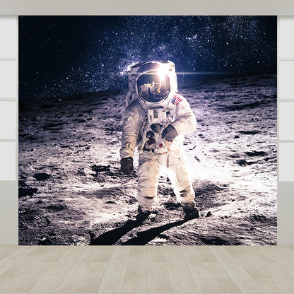 Extra Large Space View Mural Purple Non-Woven Wall Art for Home Decor, Personalised Purple Design 1 Clearhalo 'Wall Decor' 'Wall Mural' 1627818