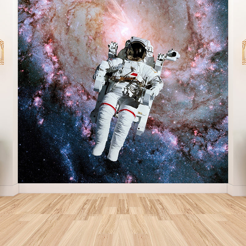 Extra Large Space View Mural Purple Non-Woven Wall Art for Home Decor, Personalised Clearhalo 'Wall Decor' 'Wall Mural' 1627829