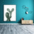 Tropical Plant Cactus Wall Art Green Textured Surface Canvas Print for Sitting Room Green Design 4 Clearhalo 'Art Gallery' 'Canvas Art' 'Coastal Art Gallery' 'Tropical' Arts' 1628522