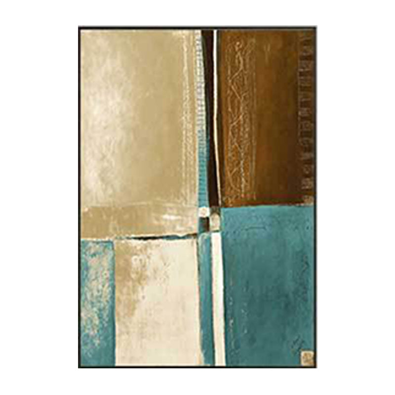 Canvas Blue Wall Decoration Modern Style Abstract Wall Art Print in Blue for Home Clearhalo 'Art Gallery' 'Canvas Art' 'Contemporary Art Gallery' 'Modern' Arts' 1628746