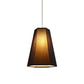 Tapered Fabric Hanging Light Industrial Style 1 Light Restaurant Ceiling Pendant Fixture in Black/White Clearhalo 'Ceiling Lights' 'Modern Pendants' 'Modern' 'Pendant Lights' 'Pendants' Lighting' 162892