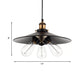 Flared Shade Kitchen Hanging Lamp Vintage Style Metallic 3 Heads Black/White Pendant Lighting Clearhalo 'Cast Iron' 'Ceiling Lights' 'Chandeliers' 'Industrial Chandeliers' 'Industrial' 'Metal' 'Middle Century Chandeliers' 'Rustic Chandeliers' 'Tiffany' Lighting' 163082