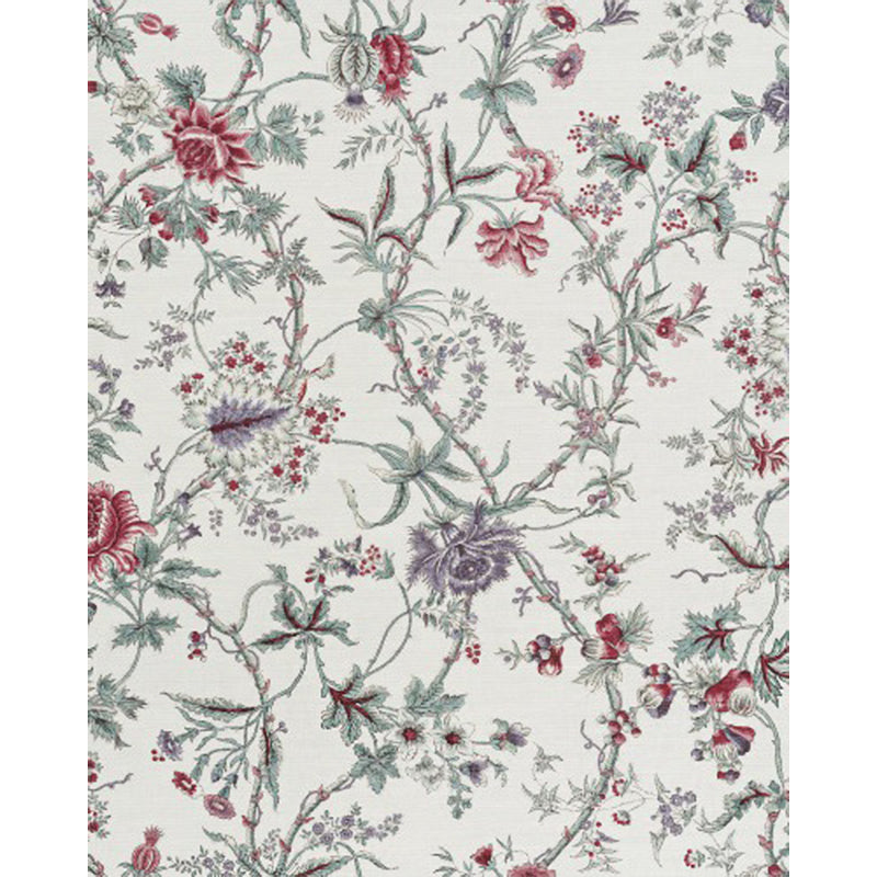 Classic Floral Pattern Rug Grey and Green Polyester Rug Machine Washable Non-Slip Area Rug for Bedroom Clearhalo 'Area Rug' 'Rugs' 'Vintage' Rug' 1634264