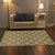 Moroccan Living Room Rug in Yellow Floral Chain Print Rug Polyester Pet Friendly Non-Slip Area Rug Yellow Clearhalo 'Area Rug' 'Moroccan' 'Rugs' Rug' 1634869