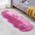 Modern Plain Rug Pink and Black Fluffy Rug Machine Washable Non-Slip Area Rug for Bedroom Pink Clearhalo 'Area Rug' 'Casual' 'Rugs' Rug' 1635378