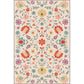 Vintage Floral Pattern Rug Pink Polyester Rug Machine Washable Non-Slip Area Rug for Bedroom Clearhalo 'Area Rug' 'Rugs' 'Vintage' Rug' 1635690