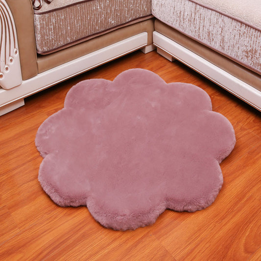 Casual Living Room Rug in Purple and Red Plain Rug Polyester Pet Friendly Non-Slip Backing Area Rug Cameo Brown Clearhalo 'Area Rug' 'Casual' 'Rugs' Rug' 1636365