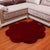 Casual Living Room Rug in Purple and Red Plain Rug Polyester Pet Friendly Non-Slip Backing Area Rug Burgundy Clearhalo 'Area Rug' 'Casual' 'Rugs' Rug' 1636380