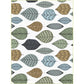 Minimalist Modern Rug in White Botanical Leaf Pattern Rug Polyester Non-Slip Washable Carpet for Home Decoration Clearhalo 'Area Rug' 'Modern' 'Rugs' Rug' 1636445