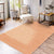Stylish Solid Color Rug Blue and Orange Casual Rug Synthetic Washable Anti-Slip Backing Area Rug for Living Room Yellow-Red Clearhalo 'Area Rug' 'Casual' 'Rugs' Rug' 1636555