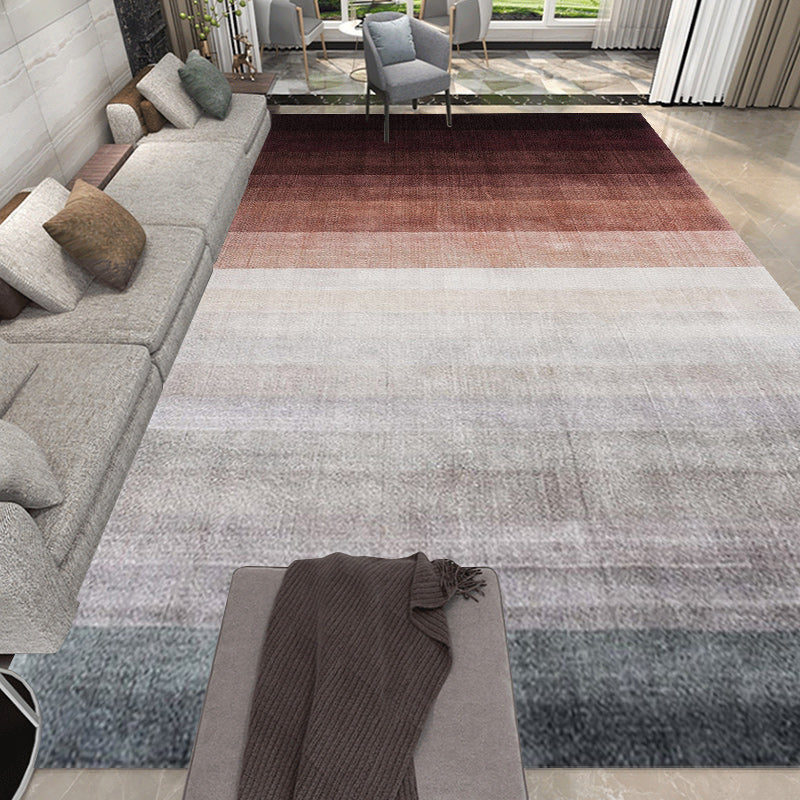 Unique Ombre Rug Grey and Yellow Casual Rug Synthetic Washable Anti-Slip Backing Area Rug for Living Room Red Clearhalo 'Area Rug' 'Casual' 'Rugs' Rug' 1636573