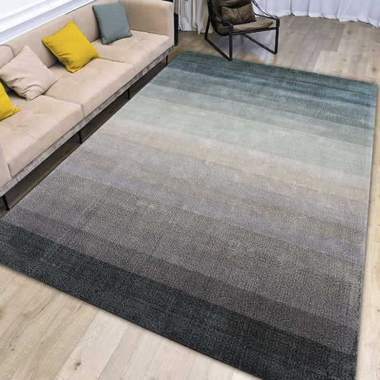 Unique Ombre Rug Grey and Yellow Casual Rug Synthetic Washable Anti-Slip Backing Area Rug for Living Room Green Clearhalo 'Area Rug' 'Casual' 'Rugs' Rug' 1636580