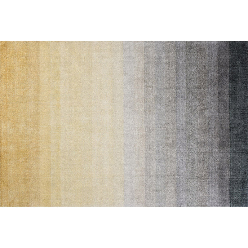 Unique Ombre Rug Grey and Yellow Casual Rug Synthetic Washable Anti-Slip Backing Area Rug for Living Room Clearhalo 'Area Rug' 'Casual' 'Rugs' Rug' 1636588